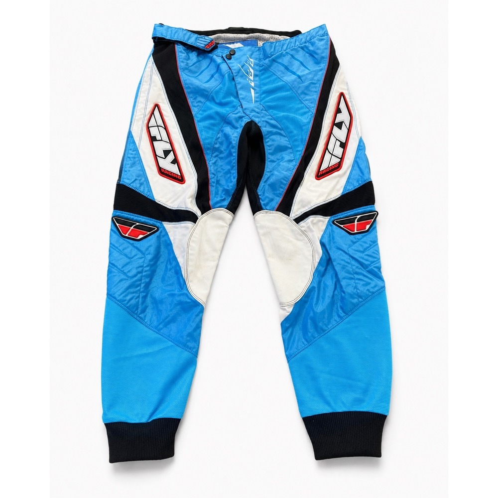 Fly Racing Style 805 Race Pant Blue White Black Motocross Gear Mens Size 38